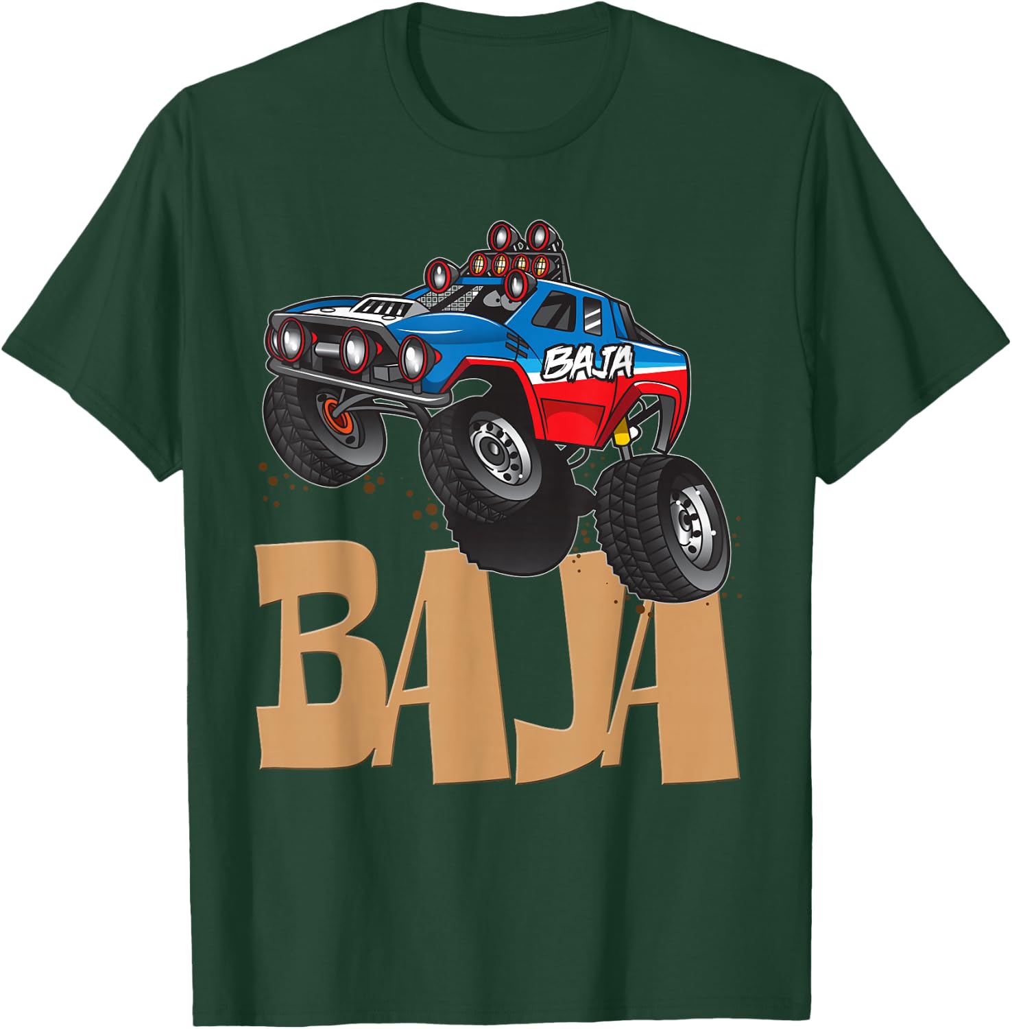 Baja Racing Baja Truck T-Shirt - T-Shirt | Forest