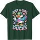 Girls Duck T-Shirt - T-Shirt | Forest
