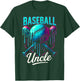 Baseball Drip Uncle Ice Cream Drip Baseball Men Fathers Day T-Shirt - T-Shirt | Forest