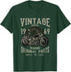 1969 Birthday Retirement Vintage Retro Motorcycle Chopper T-Shirt - T-Shirt | Forest