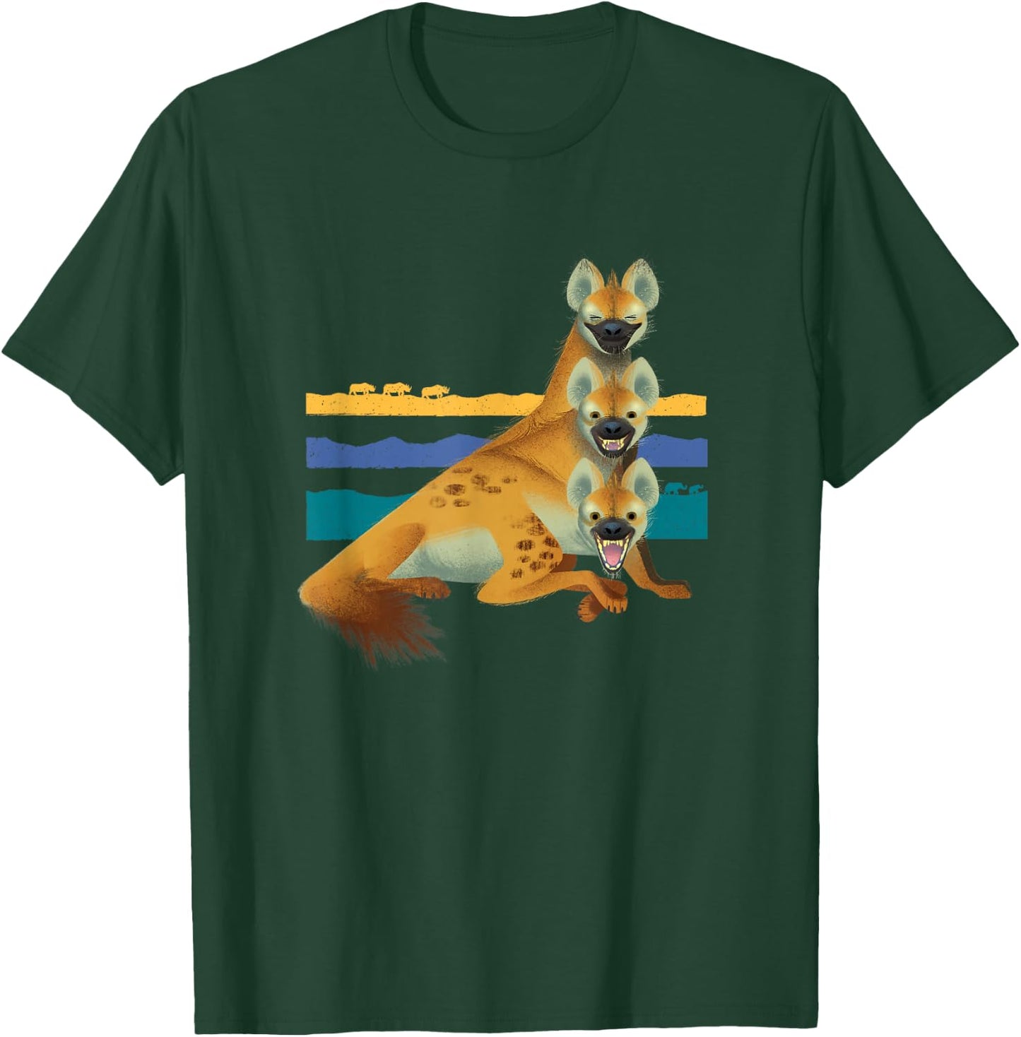Disney The Lion King Laughing Hyenas Stripes T-Shirt - T-Shirt | Forest