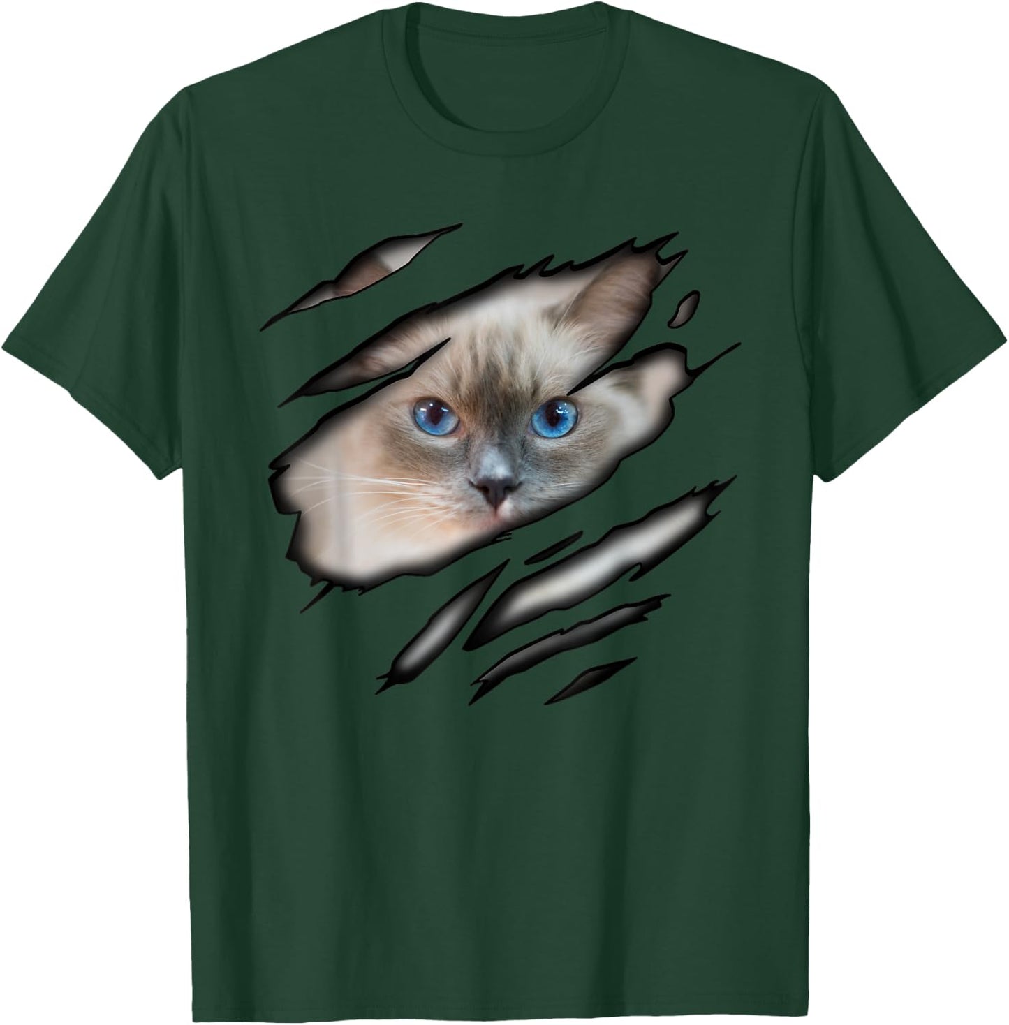 Ragdoll Cat in me design, Cadesign, Purebred Cat Women Girls Kids T-Shirt - T-Shirt | Forest