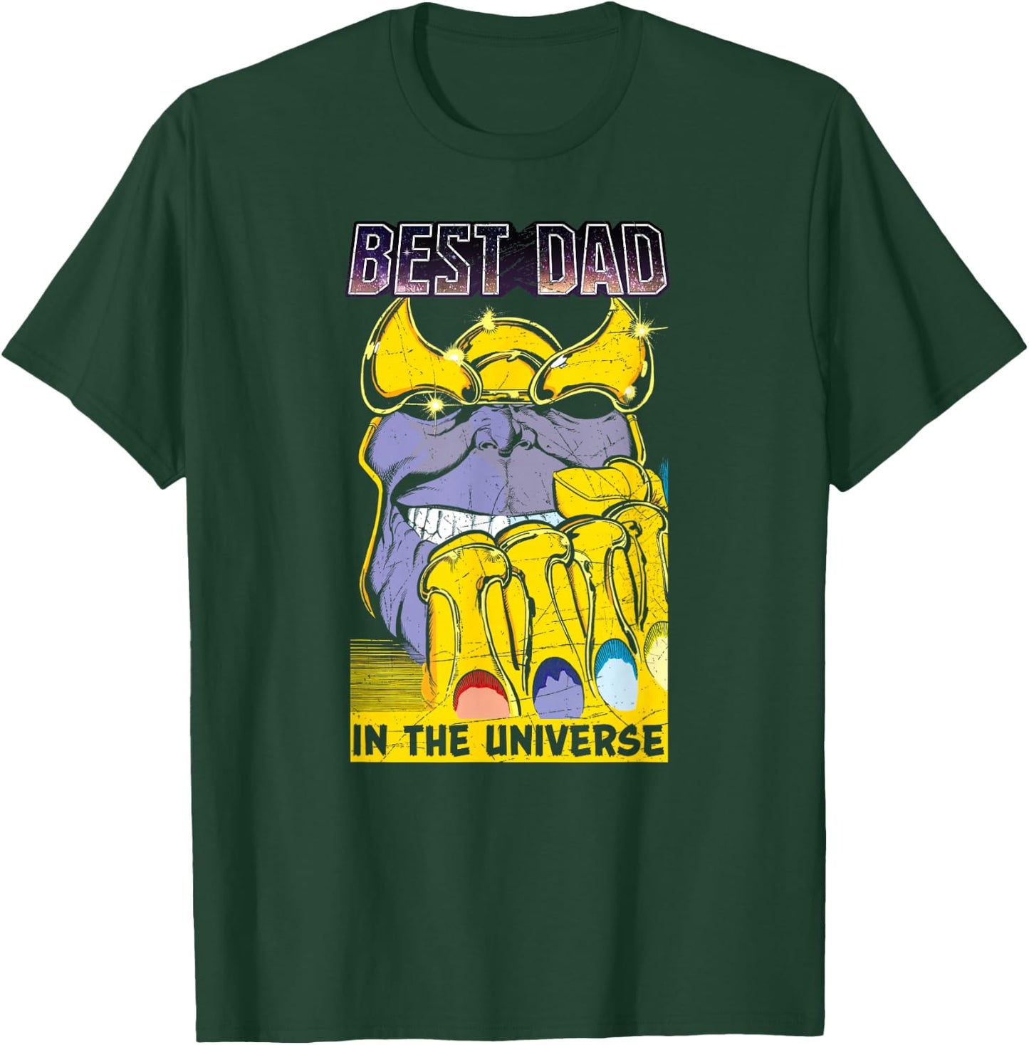 Marvel Thanos Best Dad In The Universe Comic Father's Day T-Shirt - T-Shirt | Forest