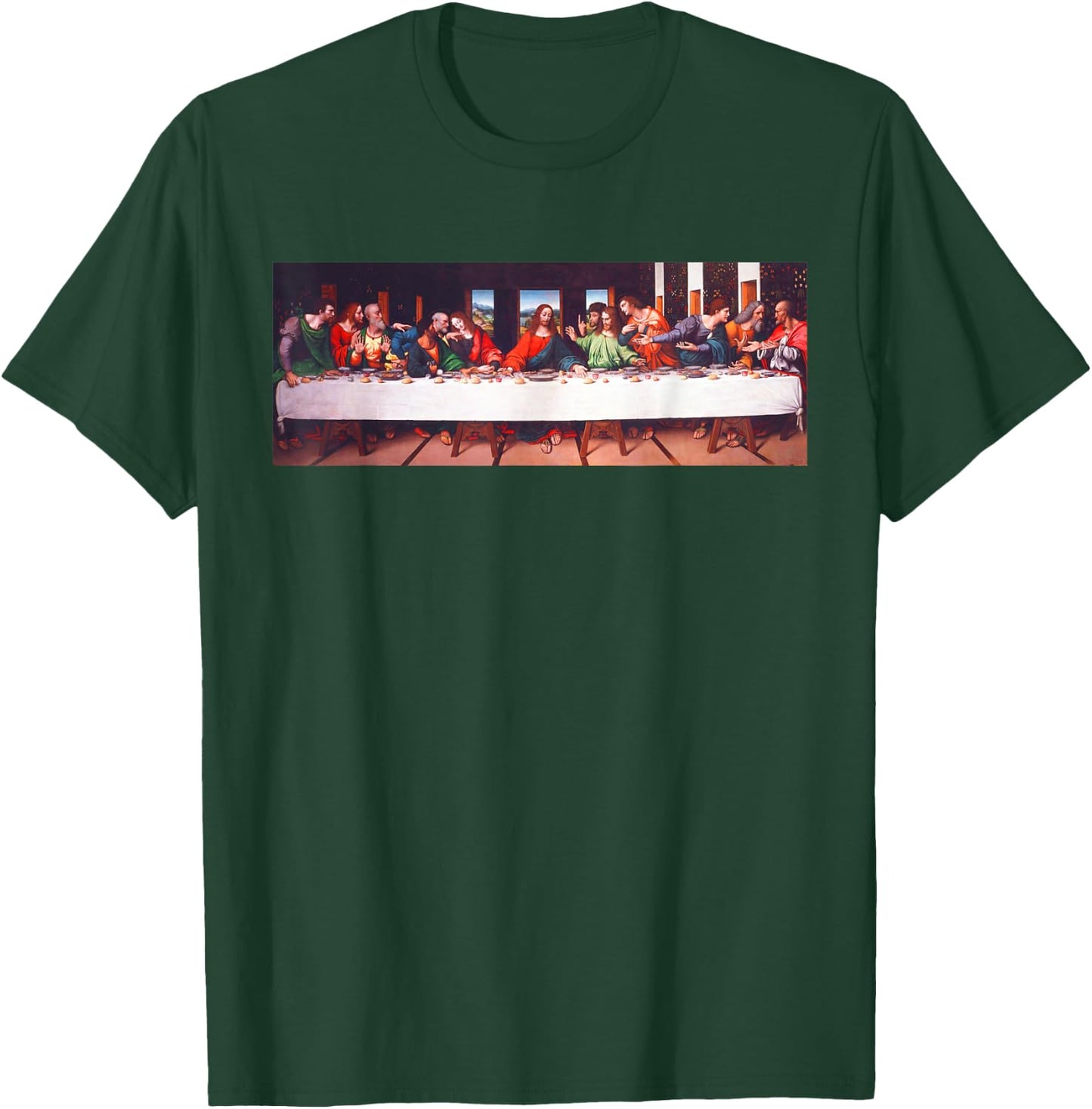 The Last Supper - Christian Motive T-Shirt - T-Shirt | Forest