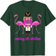 Flamingo top women's crushing into Christmas nutcracker T-Shirt - T-Shirt | Forest