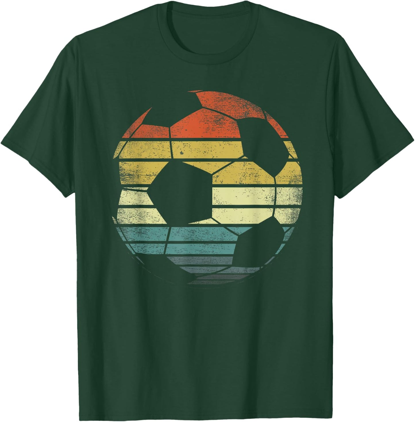 Soccer Player Gifts Funny Ball Retro Vintage Style Coach T-Shirt - T-Shirt | Forest