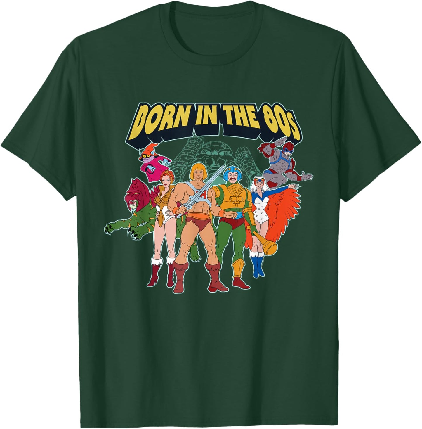Masters of The Universe Born in The 80s Eternia Protectors T-Shirt - T-Shirt | Forest