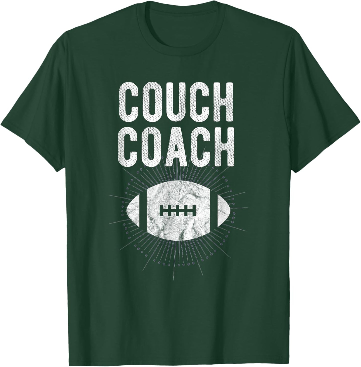 Couch Coach Football T-Shirt - T-Shirt | Forest