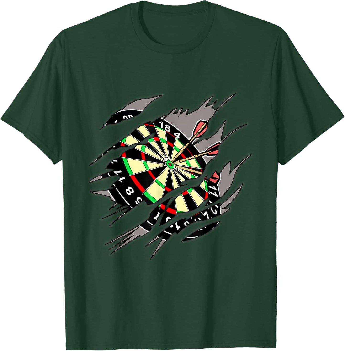 Dart Player Design With Cool Template T-Shirt - T-Shirt | Forest