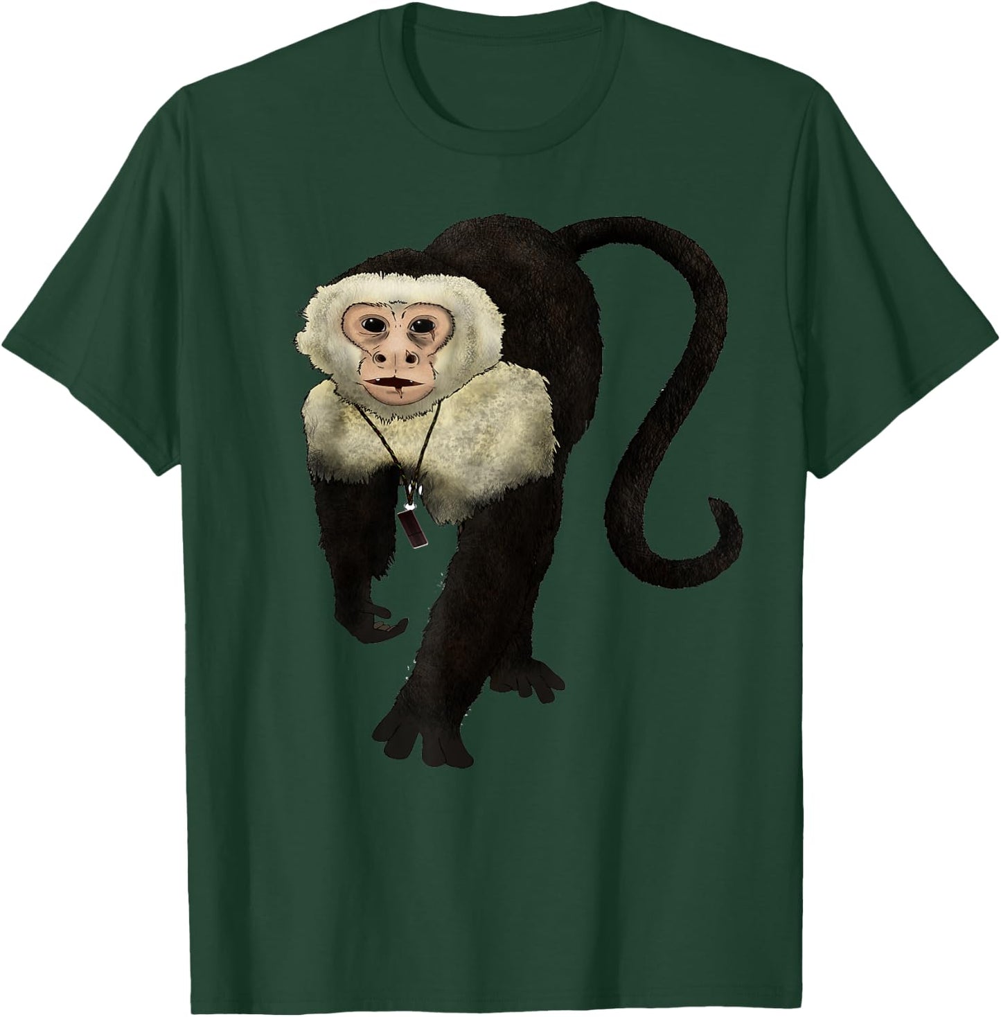Capuchin Monkey Shirt - Capuchin Monkey T-Shirt - T-Shirt | Forest