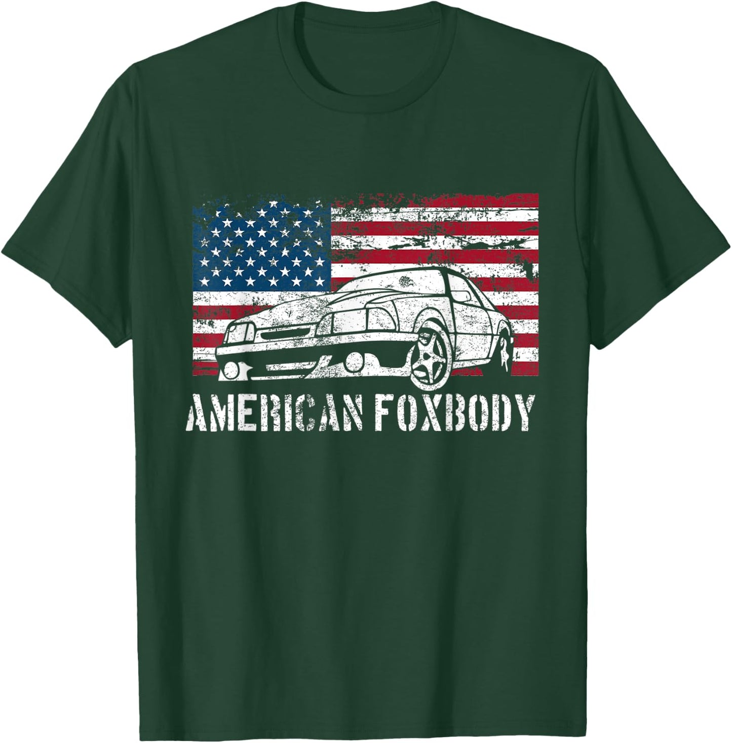 American Foxbody Muscle Car 5.0L T Shirt T-Shirt - T-Shirt | Forest