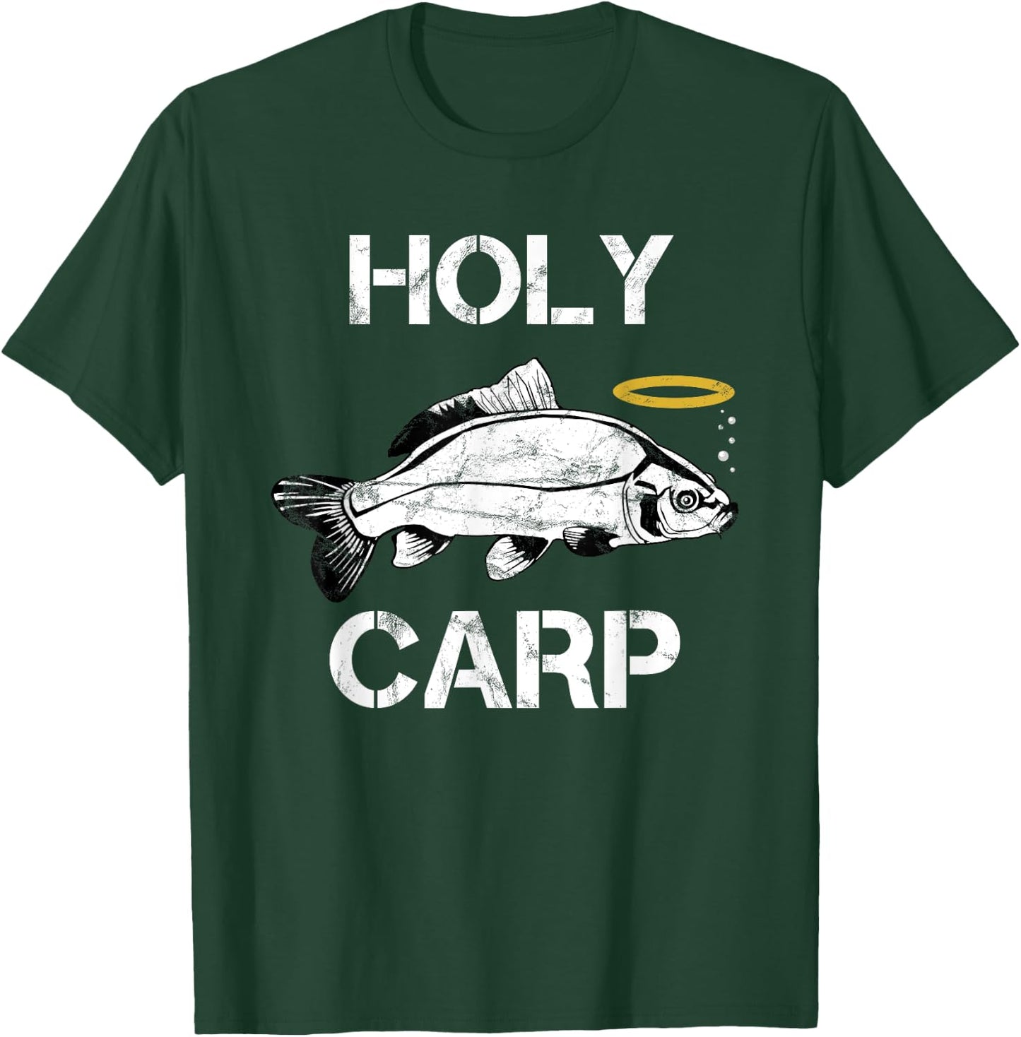 Holy Carp - Funny Carp Fishing T-Shirt - T-Shirt | Forest