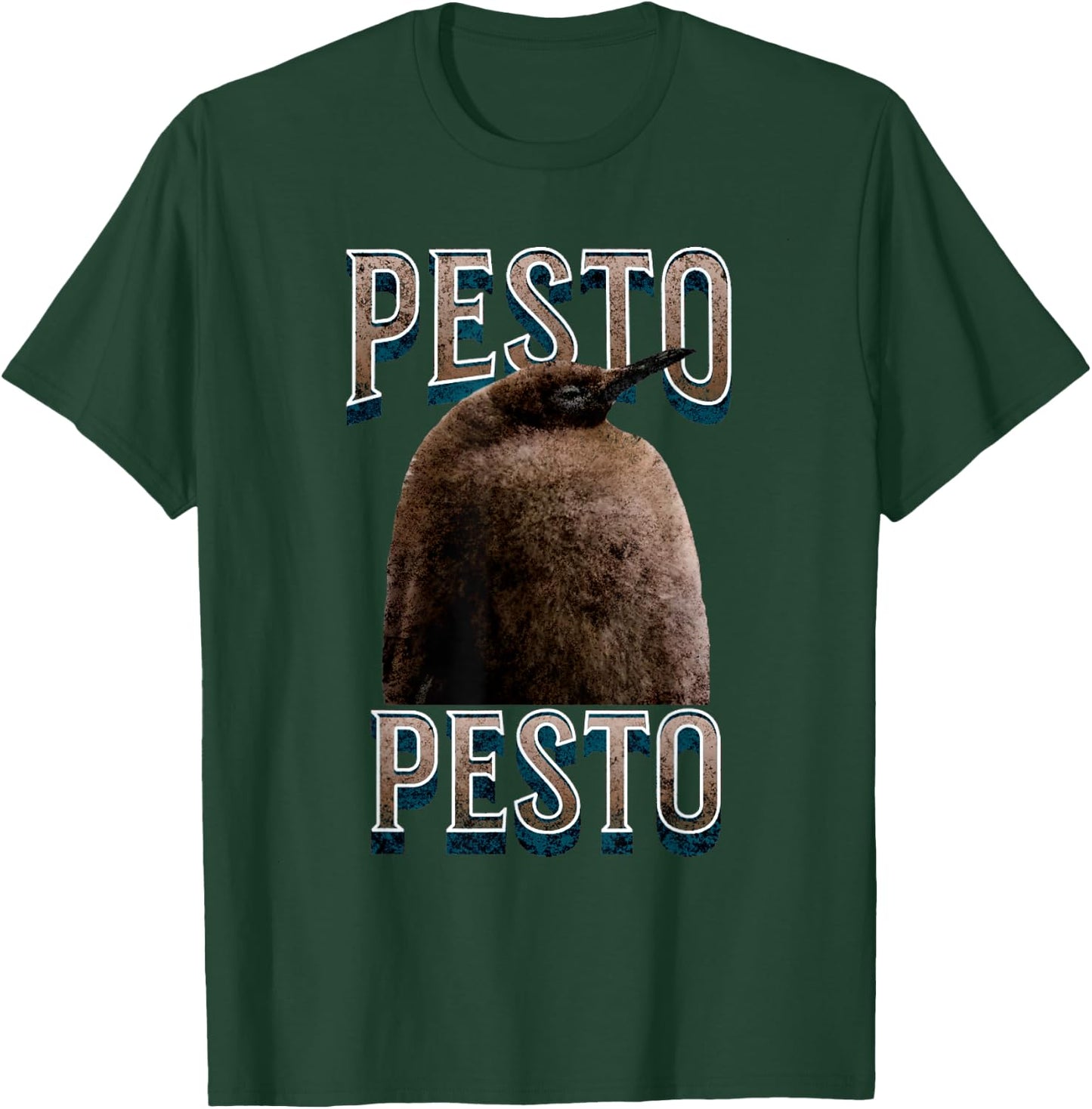 Pesto The Penguin Famous Bird Meme Vintage T-Shirt - T-Shirt | Forest