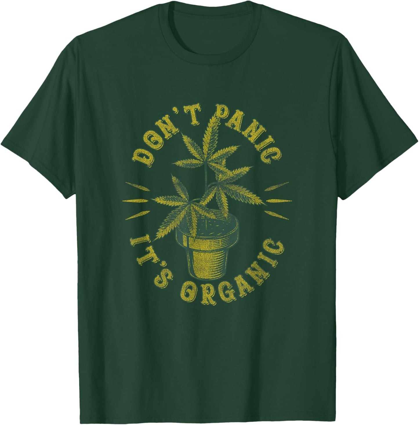 Organic Weed Growers , Bong Water Cannabis Shirt T-Shirt - T-Shirt | Forest