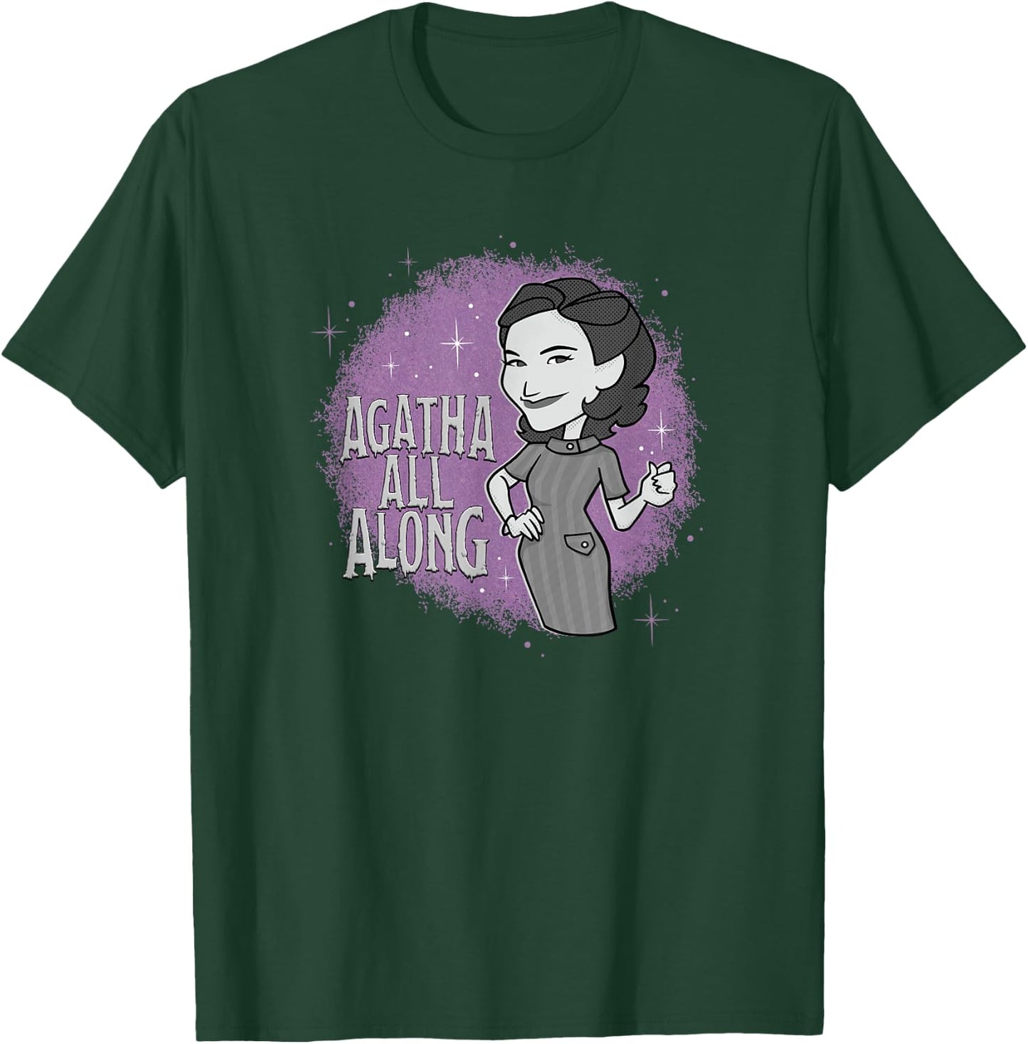 Marvel WandaVision Agatha All Along T-Shirt - T-Shirt | Forest