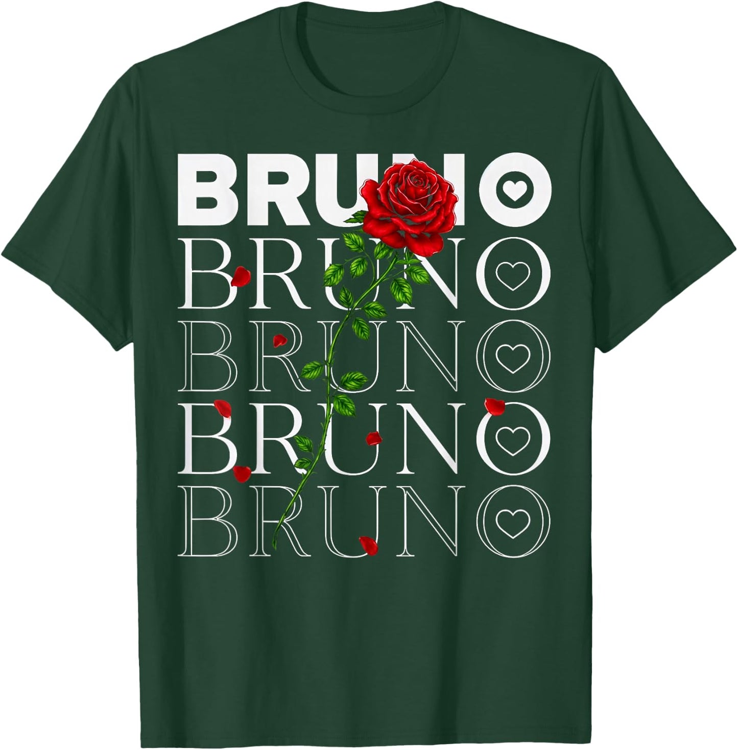 Vintage Bruno Name Classic Gifts Women Kids T-Shirt - T-Shirt | Forest