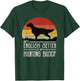 Vintage Sunset Hunting Dog English Setter Women Kids T-Shirt - T-Shirt | Forest