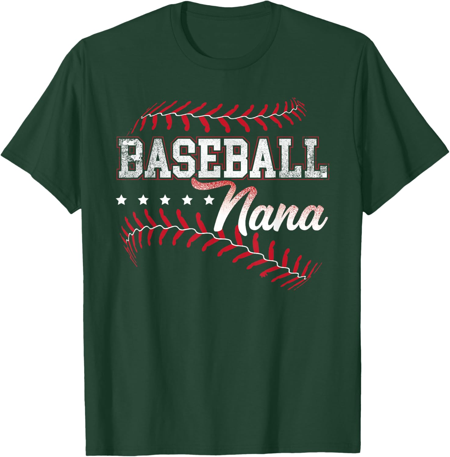 Baseball Nana Baseball Grandma Gift Shirts T-Shirt - T-Shirt | Forest