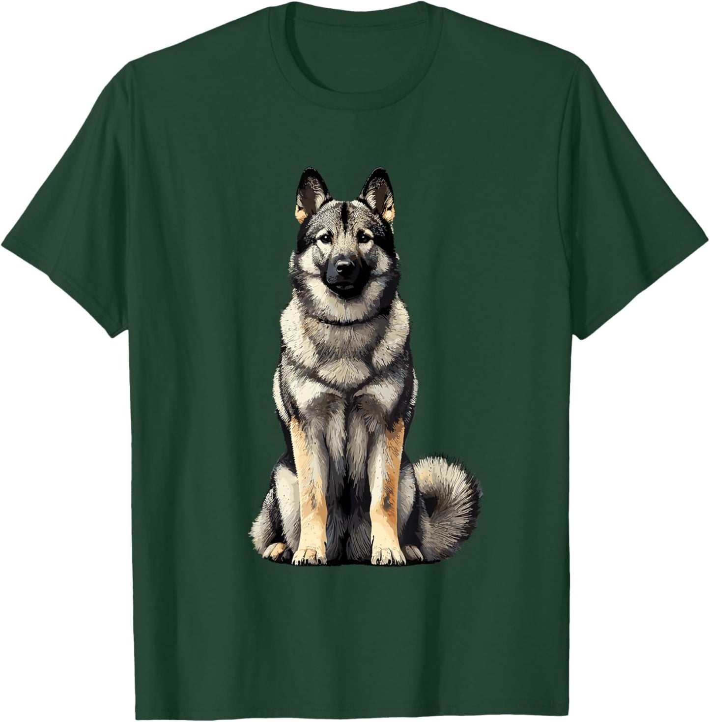 Norwegian Elkhound T-Shirt - T-Shirt | Forest
