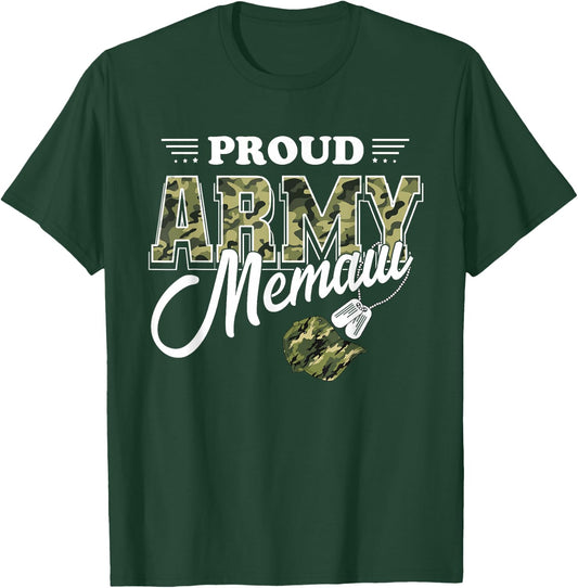 Proud Army Memaw T-Shirt - T-Shirt | Forest