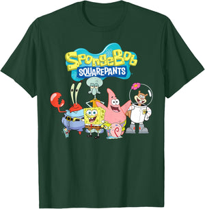 Spongebob Squarepants Friends T-Shirt - T-Shirt | Forest