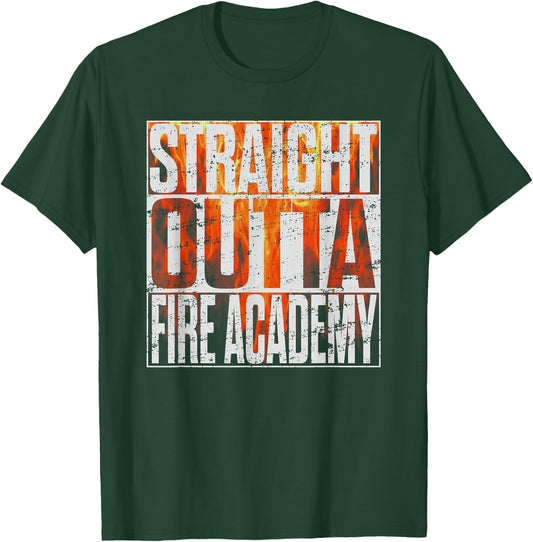Firefighter School Graduation Gift Firefighter T-Shirt - T-Shirt | Forest