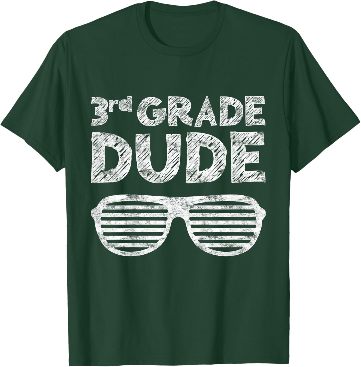 3rd Grade Dude Shirt Third Grade Boy Girl Back To School T-Shirt - T-Shirt | Forest