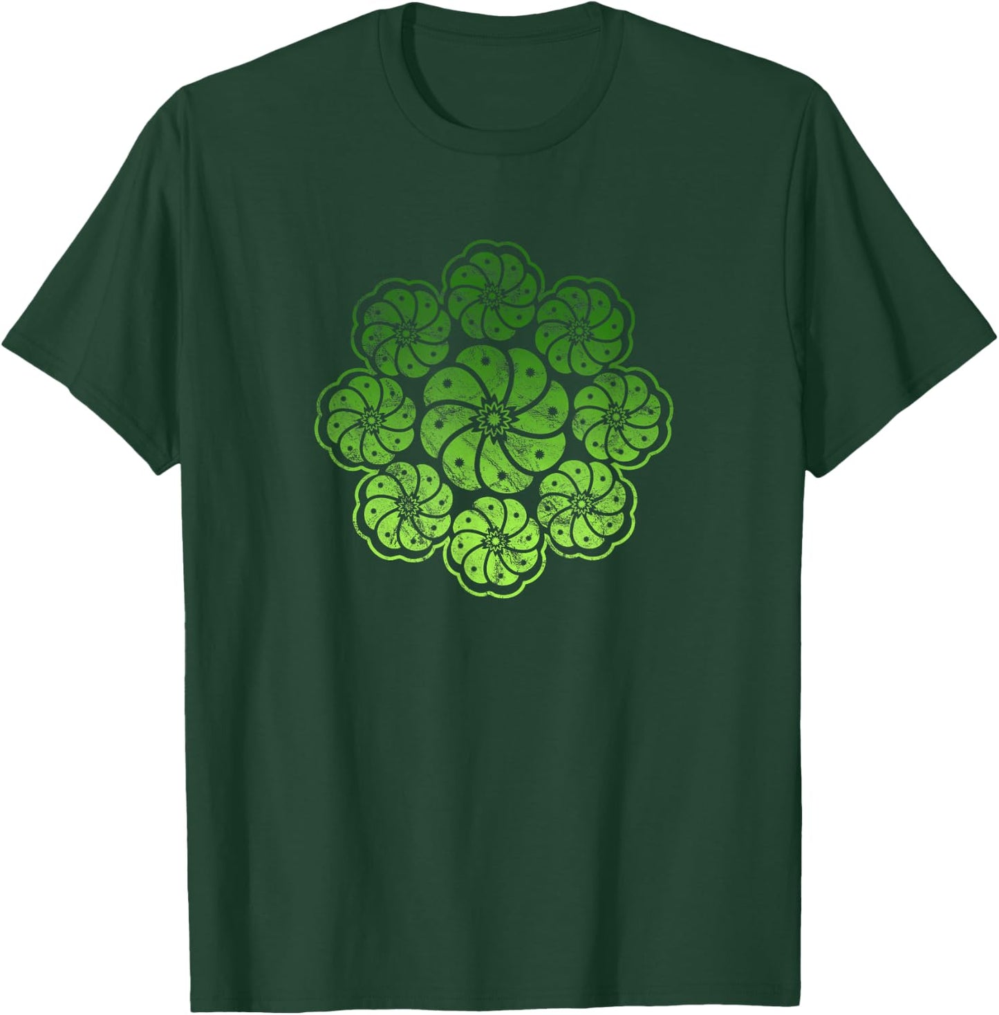 Peyote Cactus Symbol Mandala Lophophora Williamsii Desert T-Shirt - T-Shirt | Forest