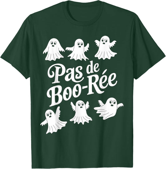 Pas De Boo-Ree Ballet Ghosts Halloween Dancer T-Shirt - T-Shirt | Forest