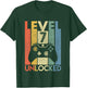 Kids Level 7 Unlocked Funny Video Gamer 7th Birthday Gift T-Shirt - T-Shirt | Forest