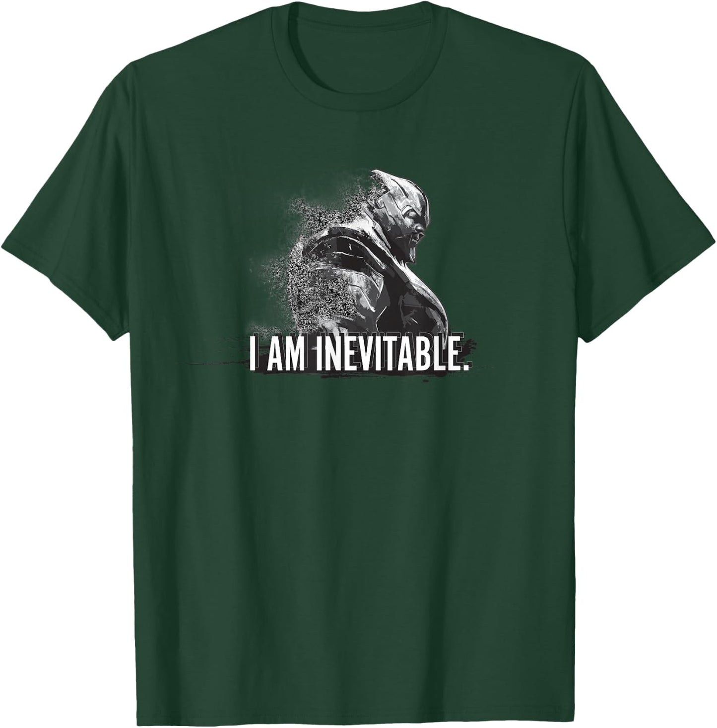Marvel Avengers Endgame Thanos I Am Inevitable Portrait Small T-Shirt - T-Shirt | Forest