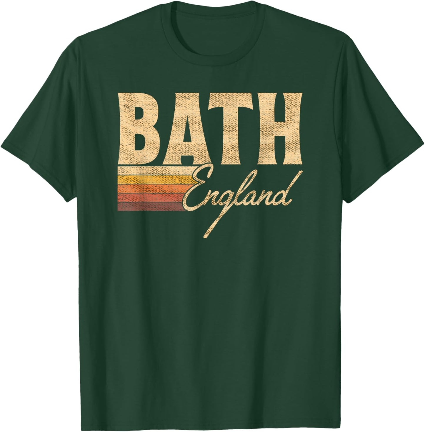Vintage Bath England T-Shirt - T-Shirt | Forest