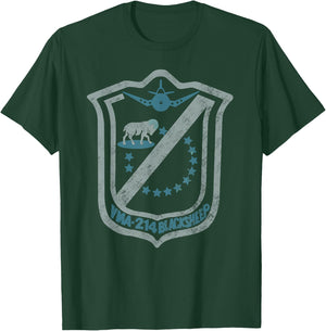 Black Sheep Squadron VMF 214 T-Shirt - T-Shirt | Forest