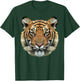 Realistic Bengal Tiger Head Beautiful Jungle King T-Shirt - T-Shirt | Forest