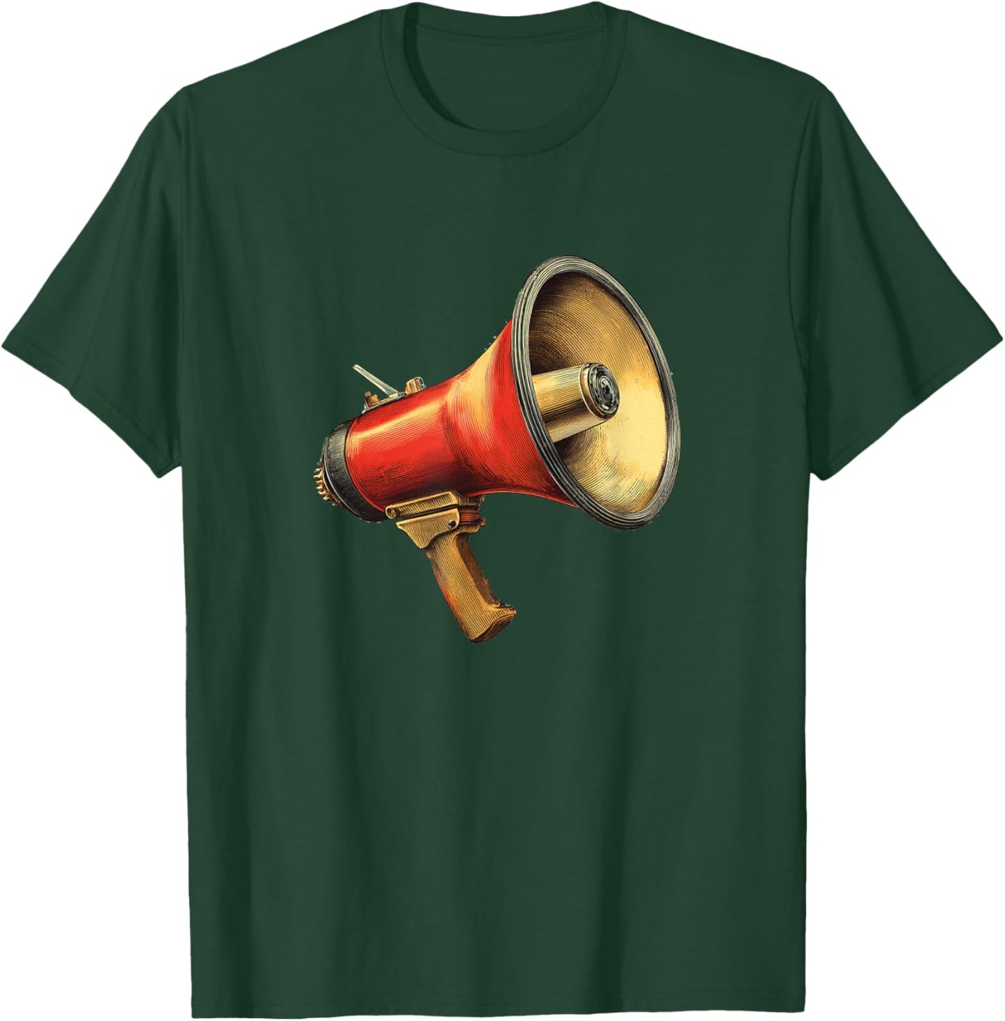 Cool Megaphone Graphic T-Shirt - T-Shirt | Forest