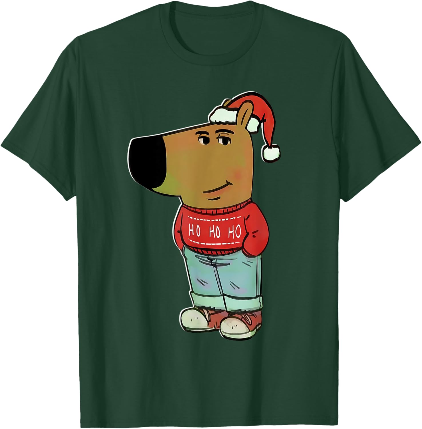 Chill Guy - My New Character Meme Christmas Chill Guy T-Shirt - T-Shirt | Forest