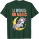 I Work HR Magic Retro Human Resource Management For HR Squad T-Shirt - T-Shirt | Forest