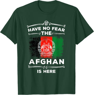 Afghanistan Flag Have No Fear Afghan Is Here Afghani T-Shirt - T-Shirt | Forest