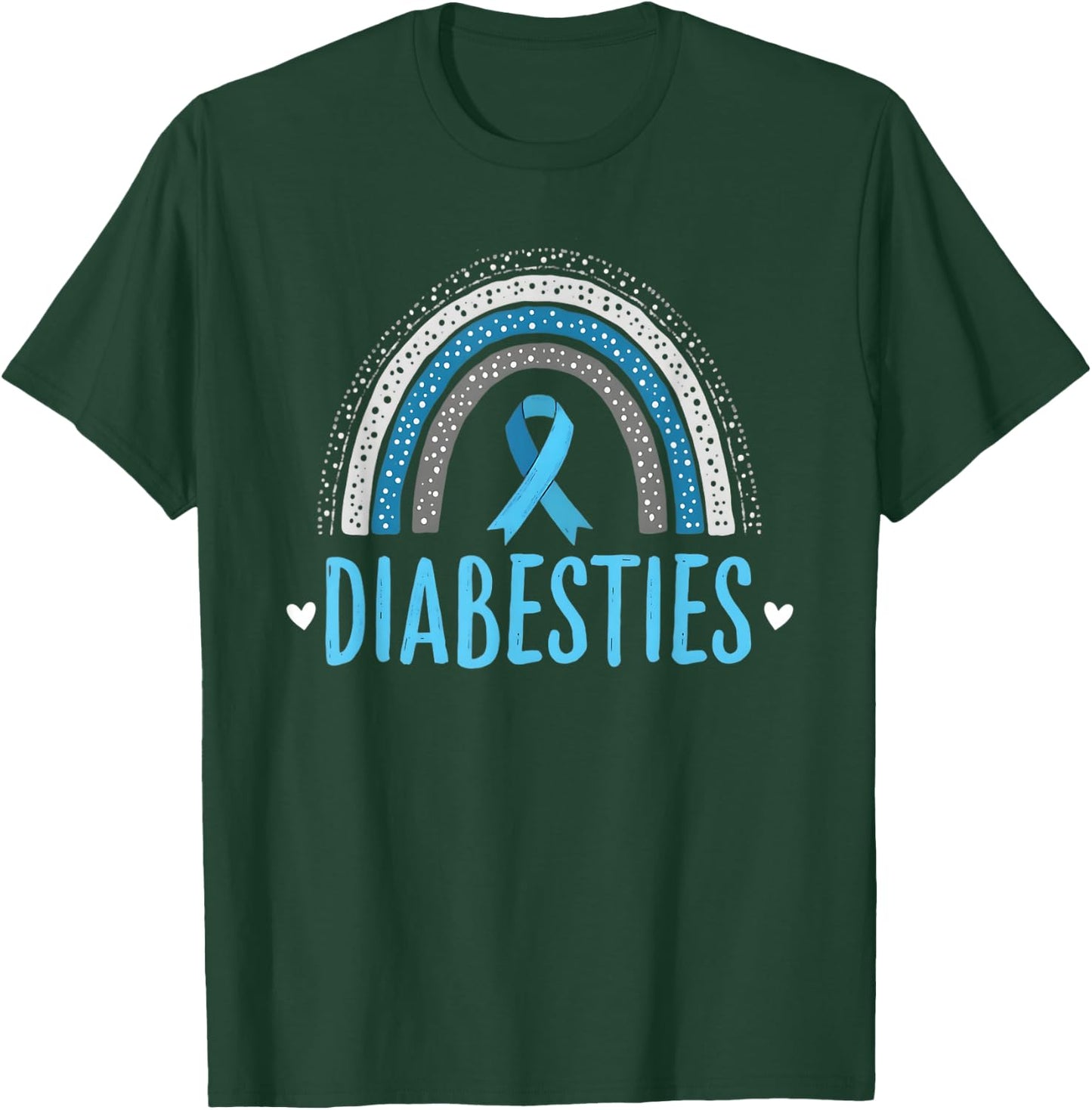 Funny Diabesties Diabetes Awareness Friend T-Shirt - T-Shirt | Forest