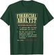 Adults Financial Analyst Funny Definition , Black, Small, Short Sleeve T-Shirt - T-Shirt | Forest