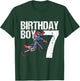 7 Year Old Dirt Bike Birthday Party Motocross MX 7th Gift T-Shirt - T-Shirt | Forest