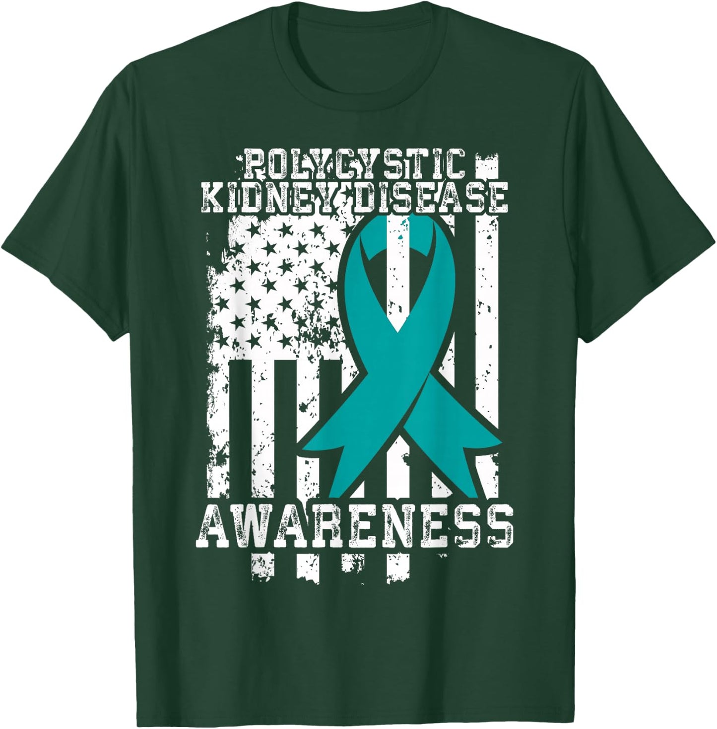 PKD Polycystic Kidney Syndrome Awareness T-Shirt - T-Shirt | Forest