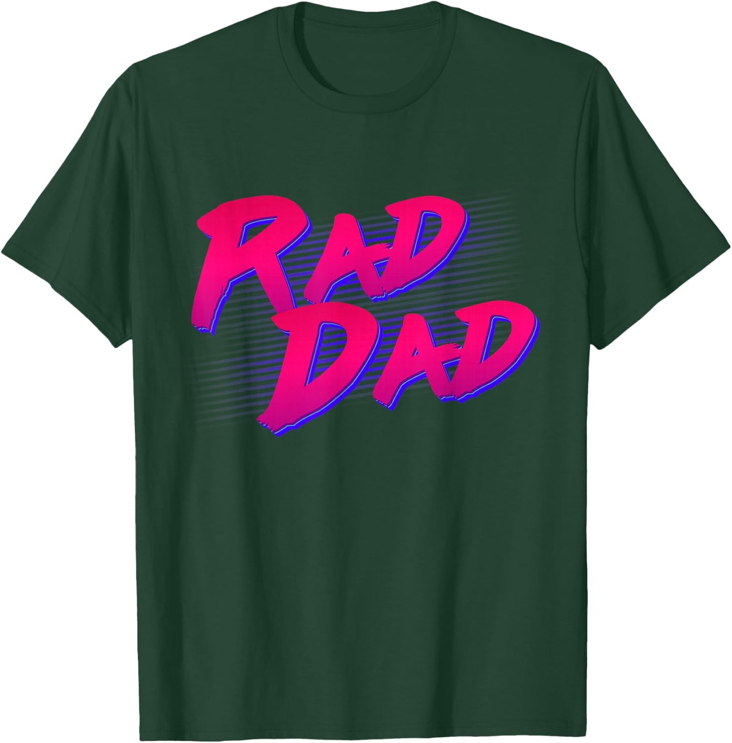 Rad Dad Retro T-Shirt - T-Shirt | Forest