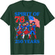 Spirit of 76 Vintage 4th of July T-Shirt - T-Shirt | Forest