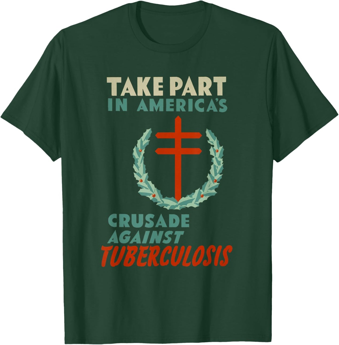 Vintage Tuberculosis Shirt - Disease EMT Nurse Doctor T-Shirt - T-Shirt | Forest