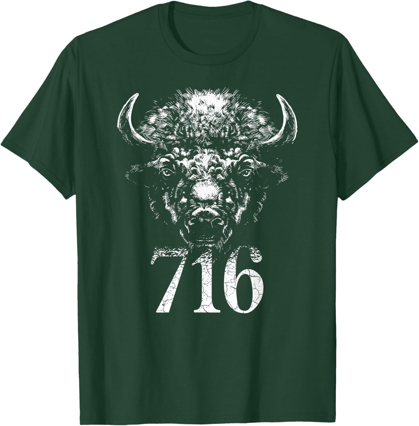 Buffalo 716 – Home BFLO NY Western New York T-Shirt - T-Shirt | Forest