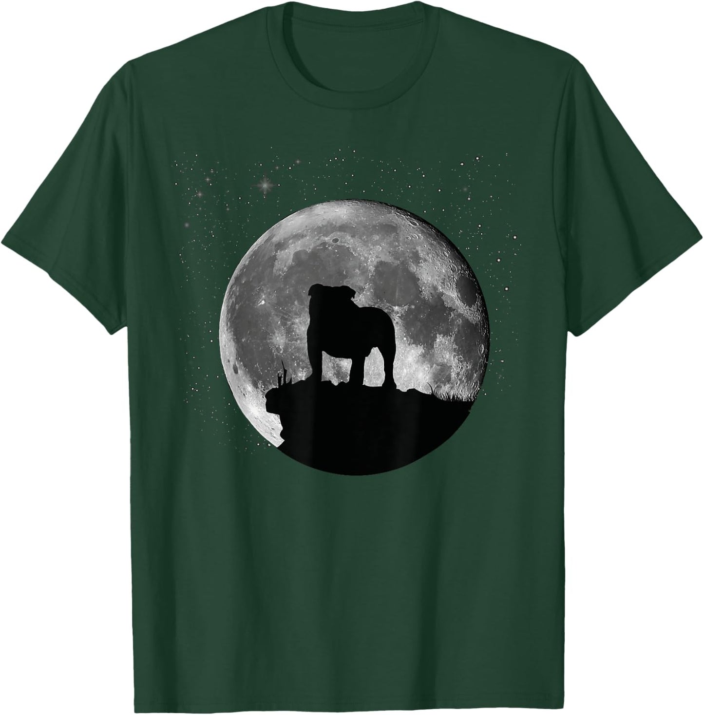 English Bulldog British Bulldog Men Women Kids T-Shirt - T-Shirt | Forest