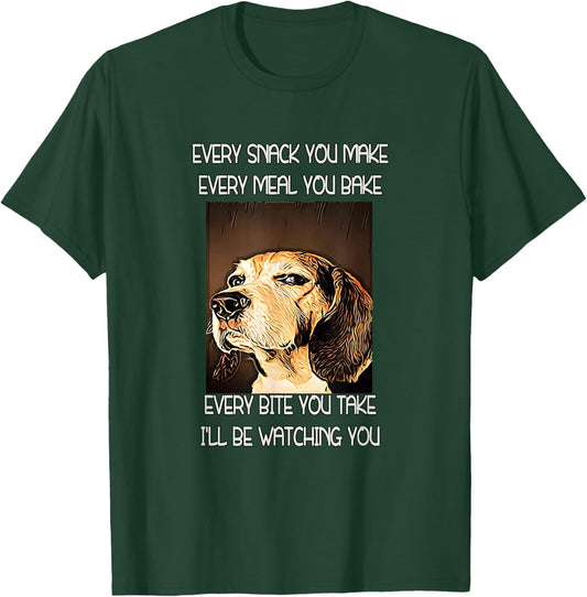 Beagles T Shirt "I will be watching you" T-Shirt - T-Shirt | Forest