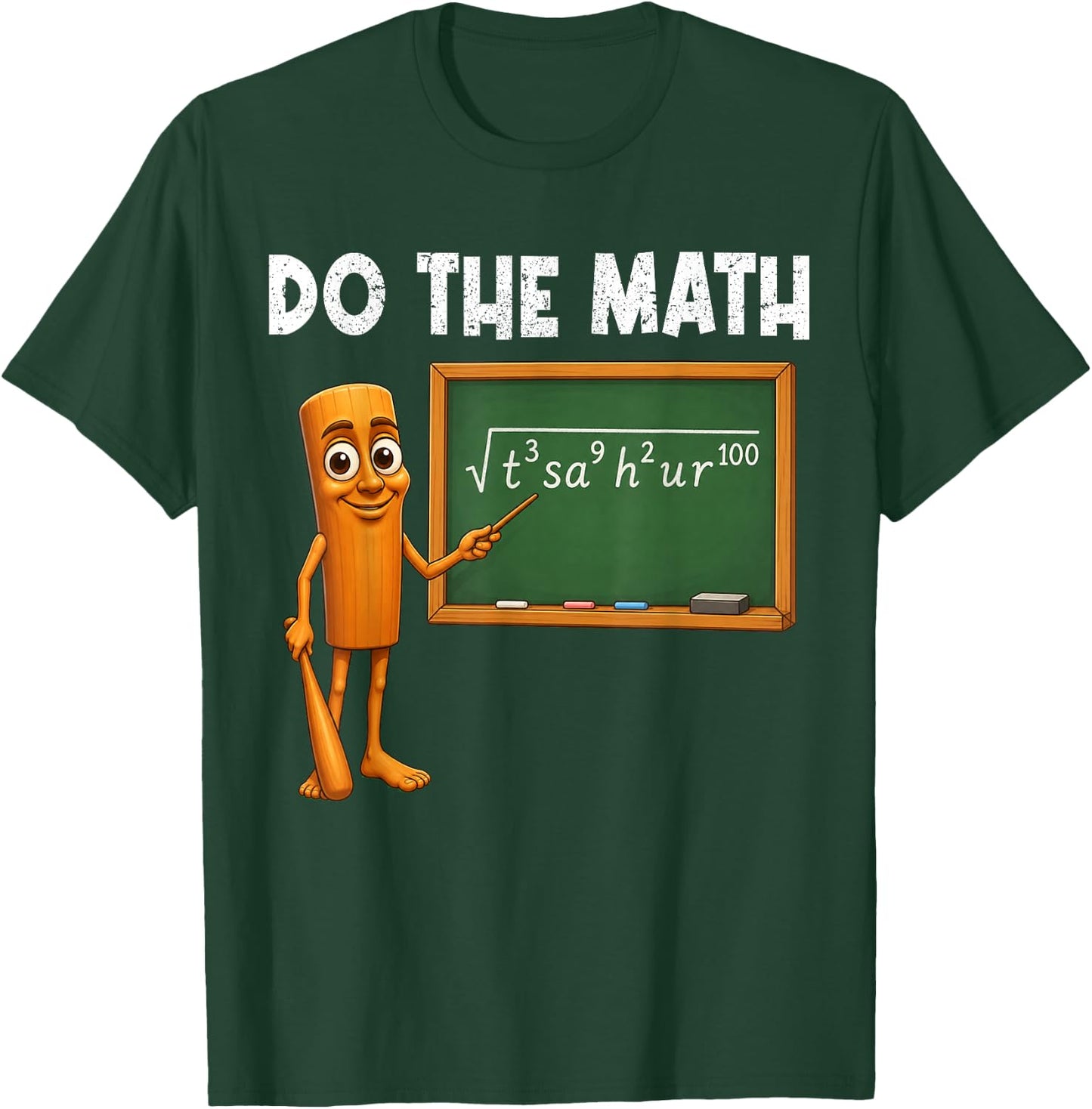 Do The Math Teacher Triple T Sahur Funny Brainrot Meme T-Shirt - T-Shirt | Forest