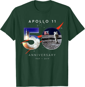 Apollo 11 50th Anniversary Shirt Moon Landing July 20, 1969 T-Shirt - T-Shirt | Forest